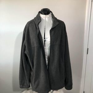 XL Bass Pro Shop Mens Long Sleeve Fleece Jacket Zips Up Pocket C5295